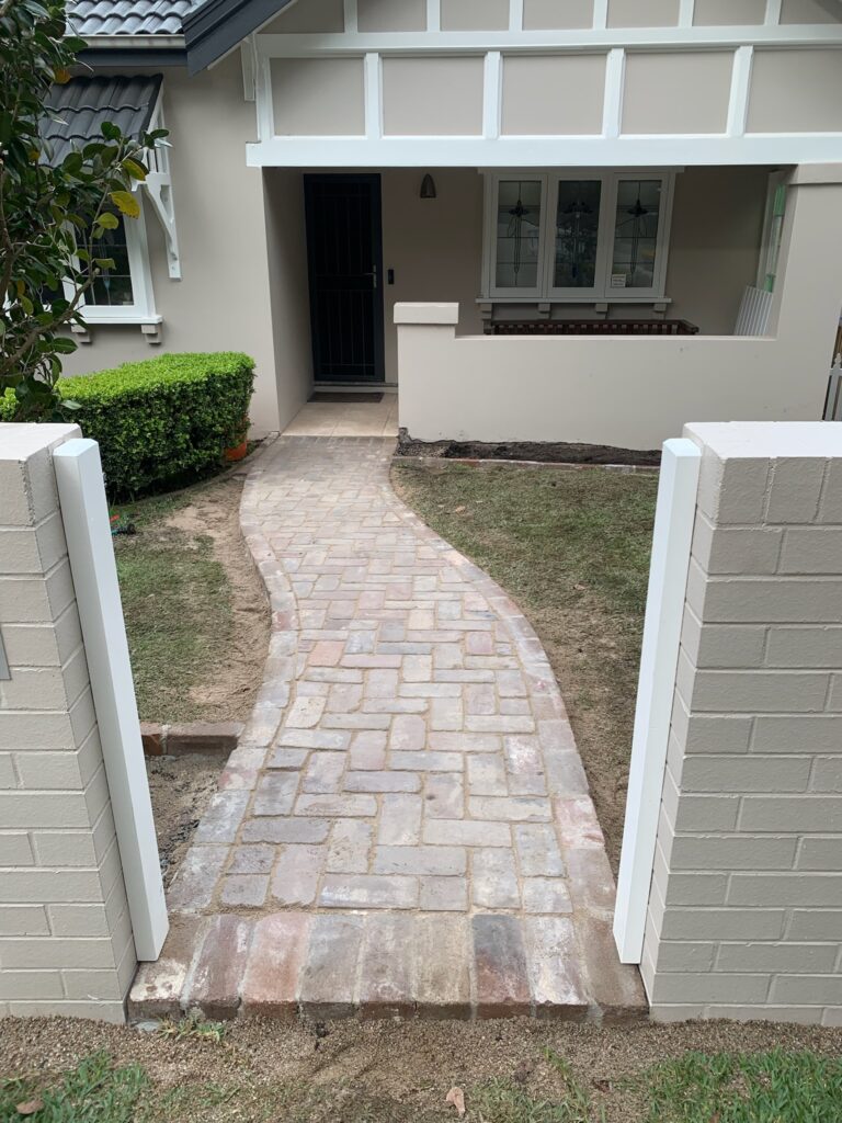 Curved Brick paving Sydney